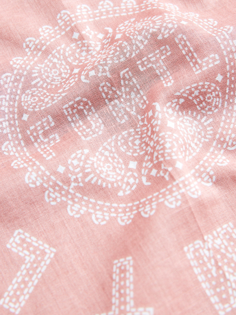 Paisley Bandana in Light Pink