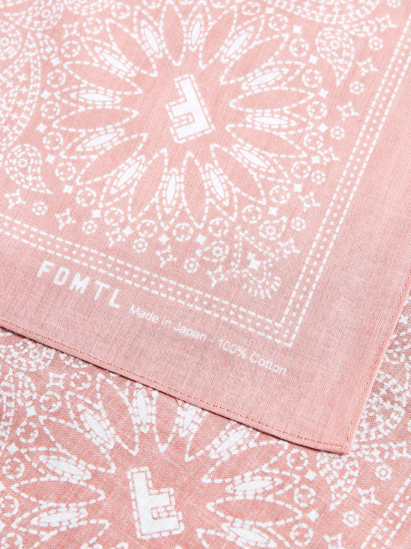 Paisley Bandana in Light Pink