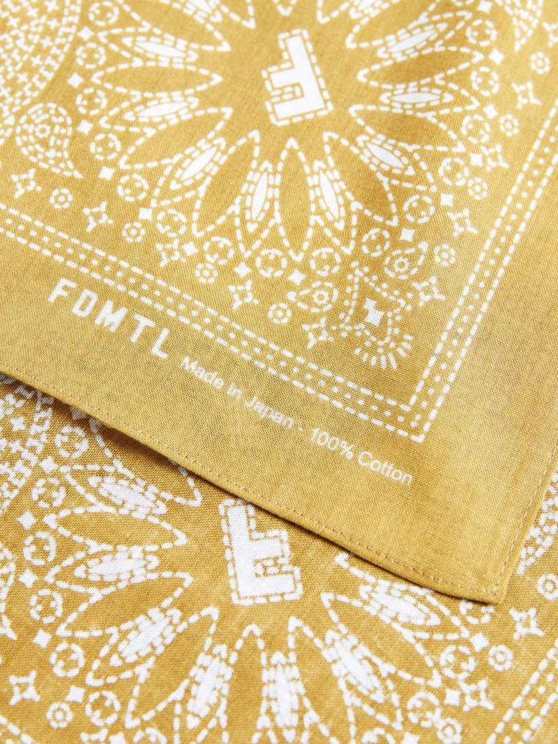 Paisley Bandana in Mustard