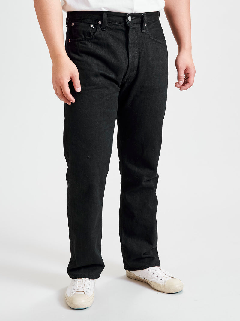 105 13.5oz Double Black Selvedge Denim - Standard Fit