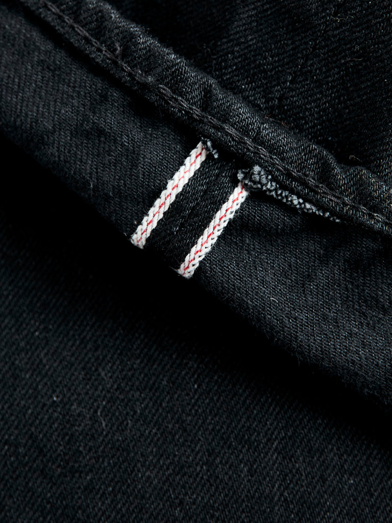 105 13.5oz Double Black Selvedge Denim - Standard Fit