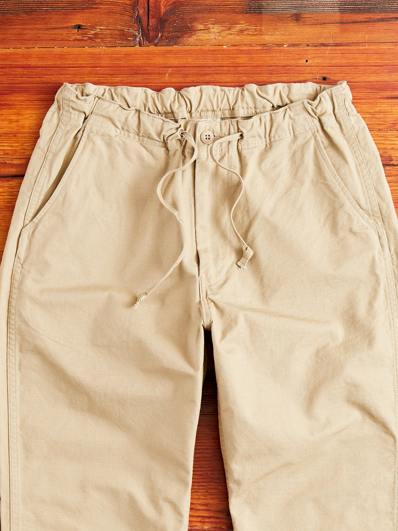 New Yorker Pants in Beige Ripstop