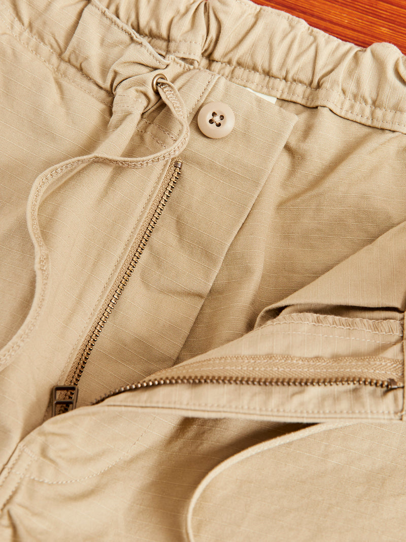 New Yorker Pants in Beige Ripstop