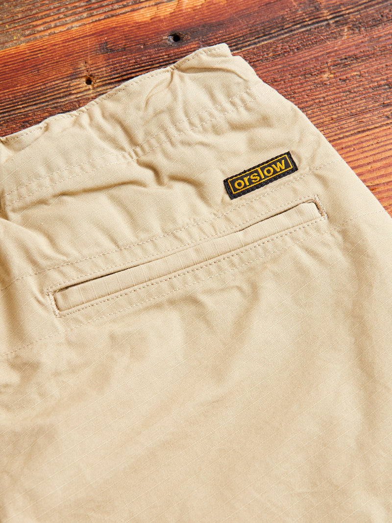 New Yorker Pants in Beige Ripstop