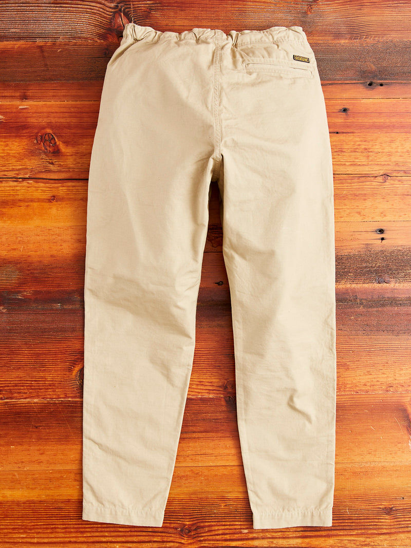 New Yorker Pants in Beige Ripstop